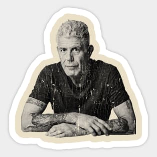 Anthony Bourdain Old Look Sticker